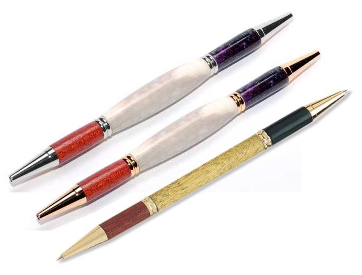 Elegant handcrafted ballpoint pens