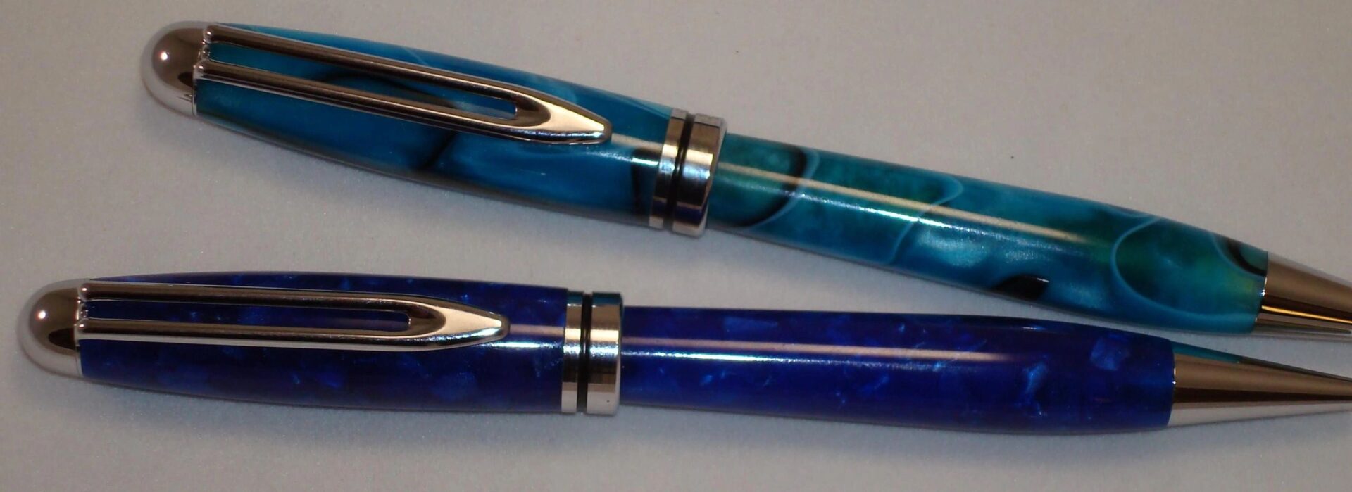 Elegant pens with silver accents