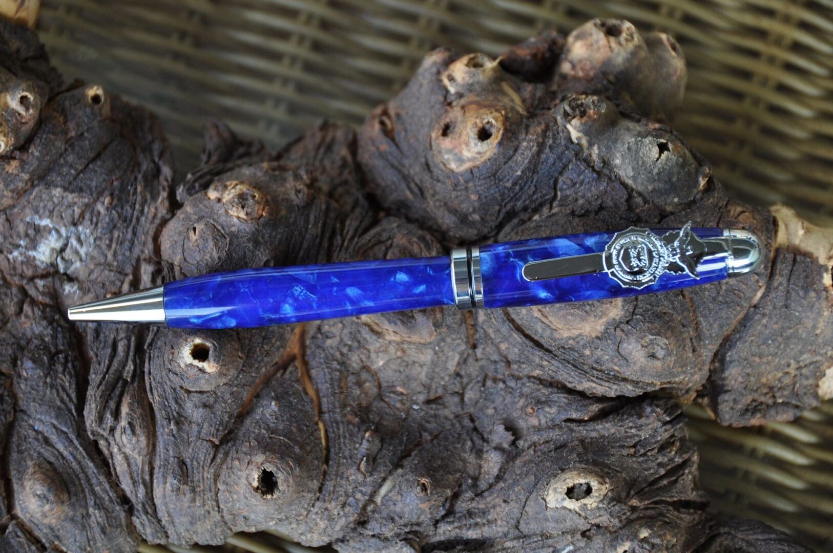 Decorative pen with intricate design