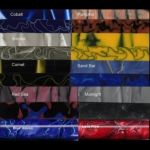 Various artistic textures with names