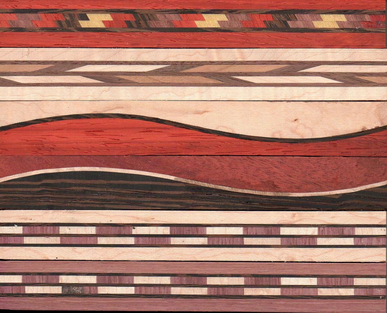 Artistic woodwork with intricate designs