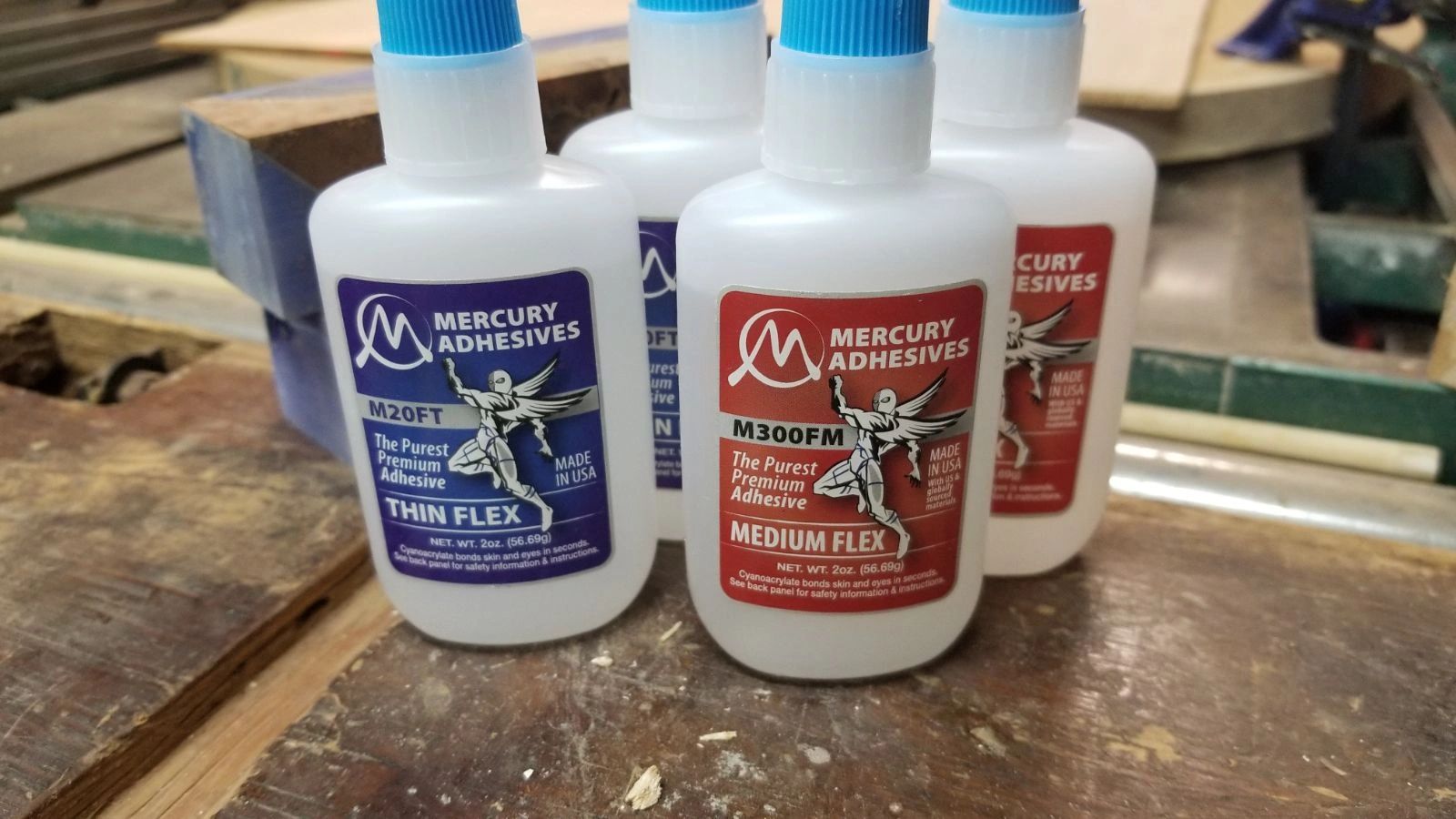 Mercury Adhesives Thin and Medium Flex