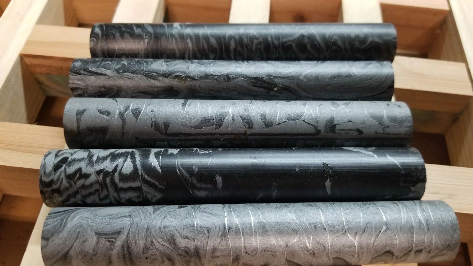 Decorative rods with intricate designs